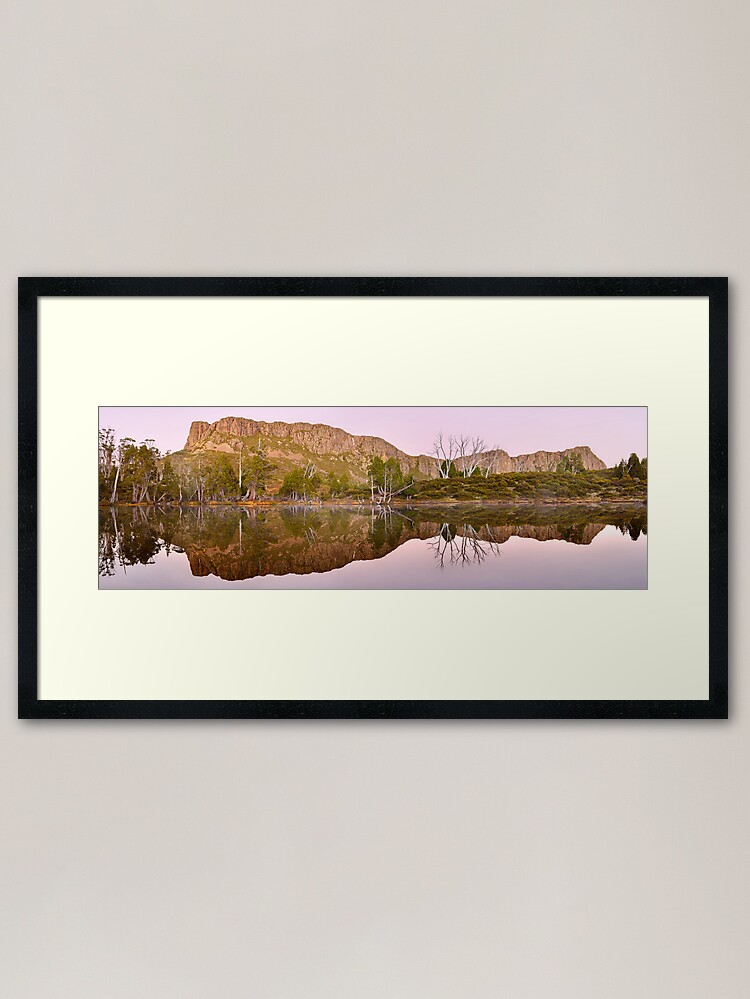 Alternate view of Pre-dawn Glow, Walls of Jerusalem, Tasmania, Australia Framed Art Print