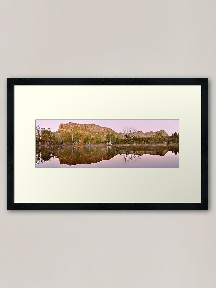 Alternate view of Pre-dawn Glow, Walls of Jerusalem, Tasmania, Australia Framed Art Print