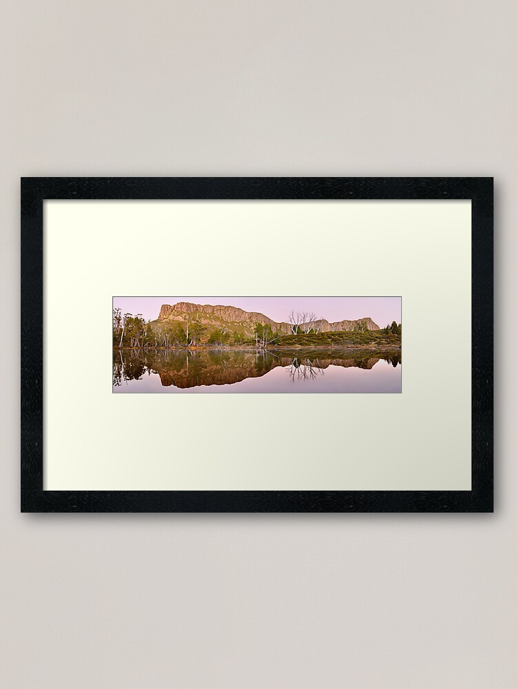 Alternate view of Pre-dawn Glow, Walls of Jerusalem, Tasmania, Australia Framed Art Print