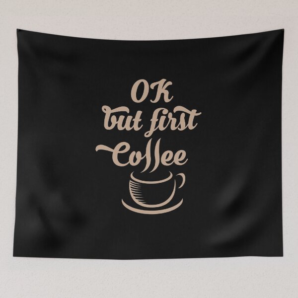 Item preview, Ok but first coffee - funny coffee design designed and sold by Gerald Waters.