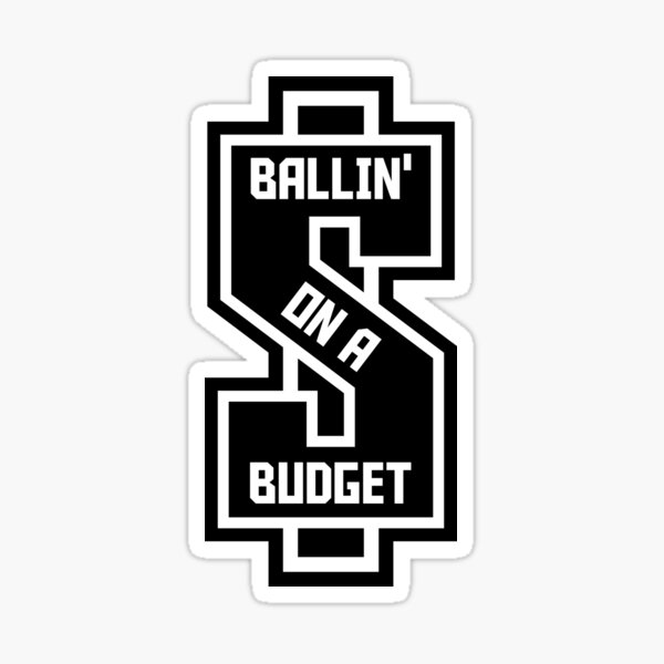 Item preview, Ballin' On A Budget - Dollar Sign - Black designed and sold by MOREDANKMEMES.