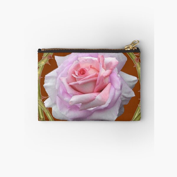 Item preview, MODERN ART PINK ROSE & THORNY BRAMBLE CANES  BURGUNDY ART designed and sold by sharlesart.