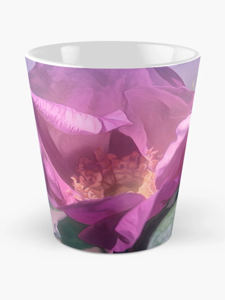 Thumbnail 2 of 4, Coffee Mug, Pink Rosa Rugosa designed and sold by Thymely.
