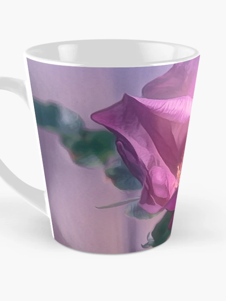 Thumbnail 3 of 4, Coffee Mug, Pink Rosa Rugosa designed and sold by Thymely.