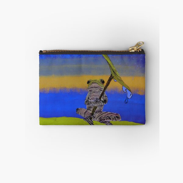 Item preview, Frog In The Rain By ArtGuru 9373 - Acrylic On Paper designed and sold by Art Guru.