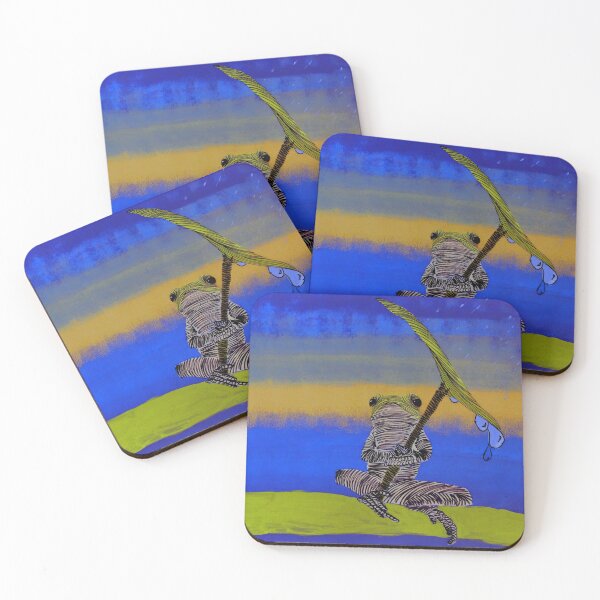 Item preview, Frog In The Rain By ArtGuru 9373 - Acrylic On Paper designed and sold by Art Guru.