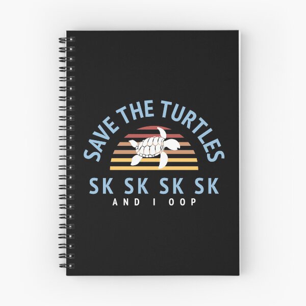 Item preview, ¡Salva a las tortugas SK SK y I Oop! Trendy Girls Meme Divertido designed and sold by CreatedByHeidi.