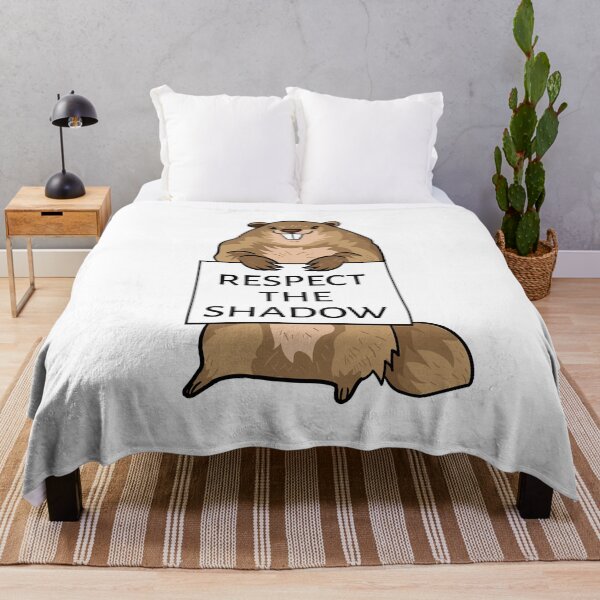 Item preview, Groundhog Day Funny Quote Respect The Shadow Sign Saying Fun designed and sold by CreatedByHeidi.