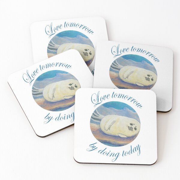 Item preview, Seal Pup Under the Moon designed and sold by WatersEdgeGal.