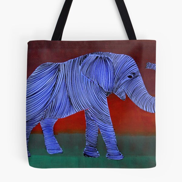 Item preview, Violet Elephant By ArtGuru 9378 - Acrylic On Paper designed and sold by Art Guru.