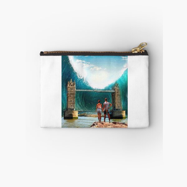 Item preview, Violent Planet - London Tidal Wave with Couple holding hands defenceless. designed and sold by Scott Bradley Musgrave.