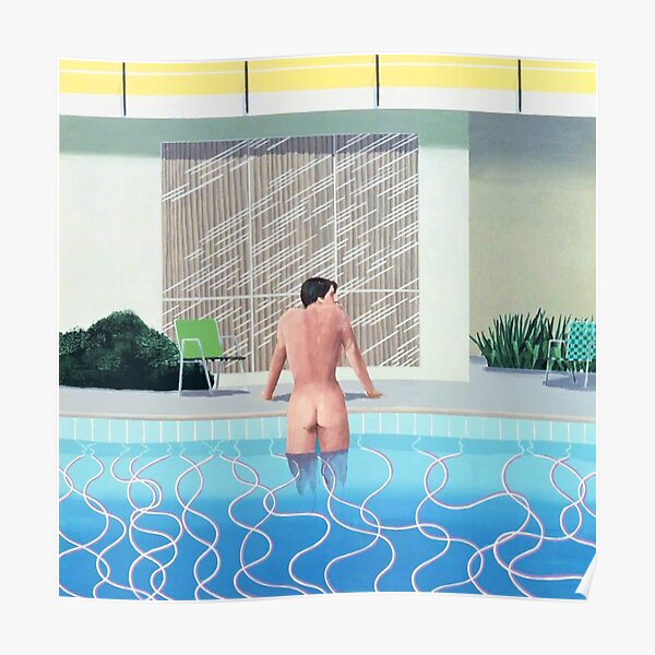 man and pool Poster