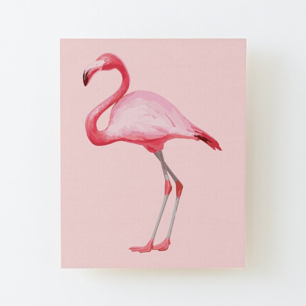 Coral Flamingo Wall Art Redbubble - where does roblox flamingo live