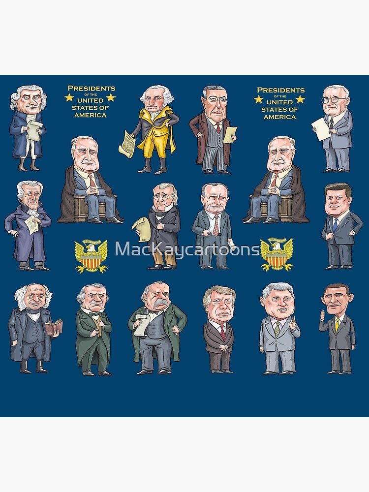 Thumbnail 5 of 5, Socks, Democratic Presidents of the United States designed and sold by MacKaycartoons.