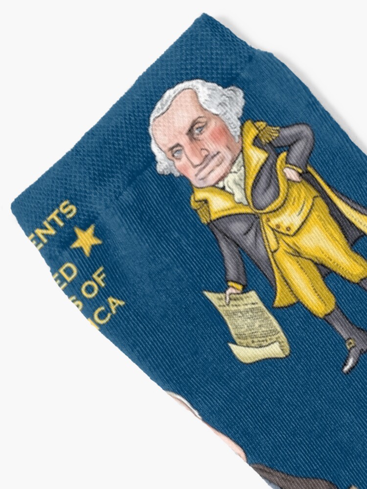 Thumbnail 2 of 5, Socks, Democratic Presidents of the United States designed and sold by MacKaycartoons.