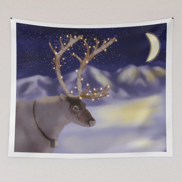 Item preview, Reindeer Lights designed and sold by Cadence Art.