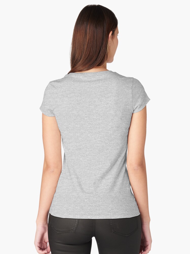 Alternate view of Crazy Lion Fitted Scoop T-Shirt