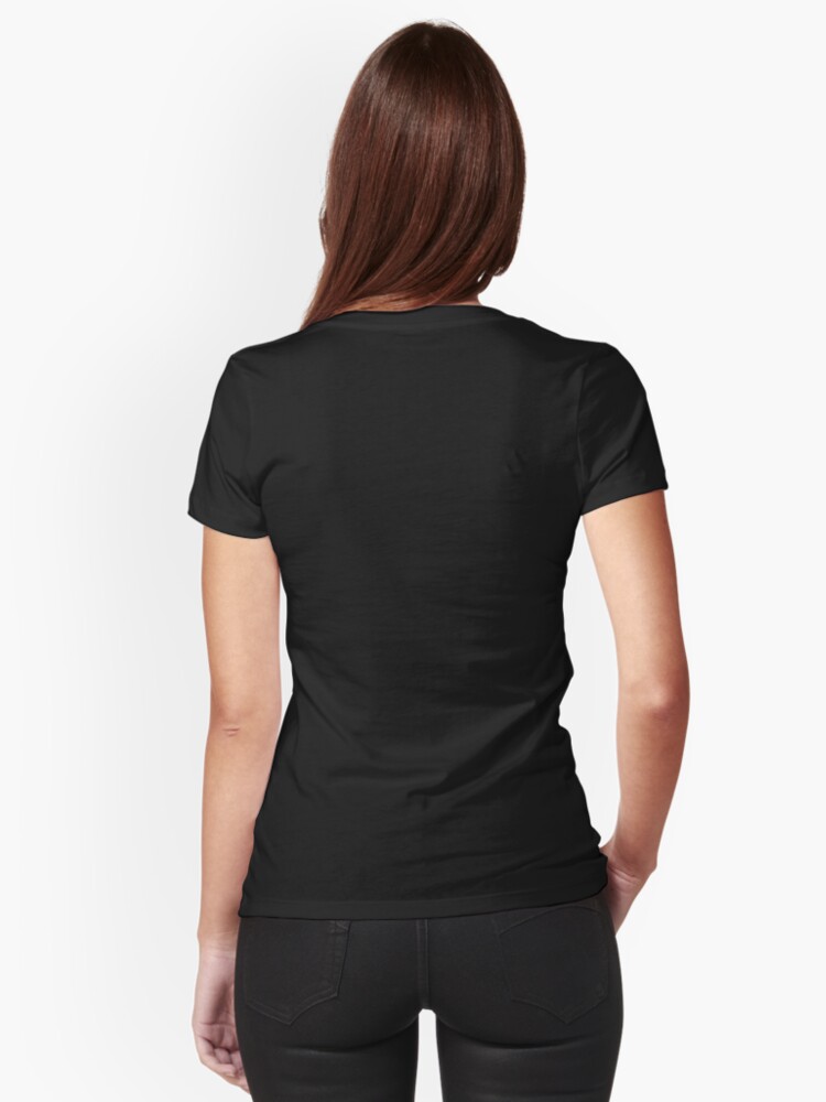Retro The Monster at The end of This Book Fitted V-Neck T-Shirt