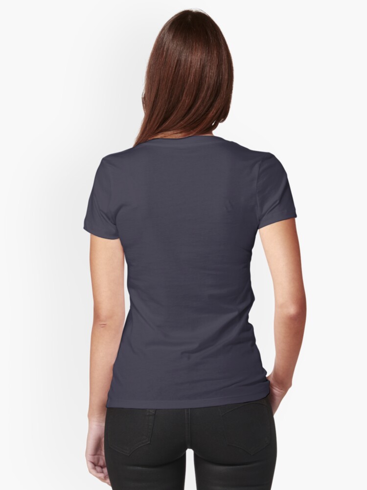 Thumbnail 2 of 3, Fitted V-Neck T-Shirt, Heart of Pixels designed and sold by Rumblecade.