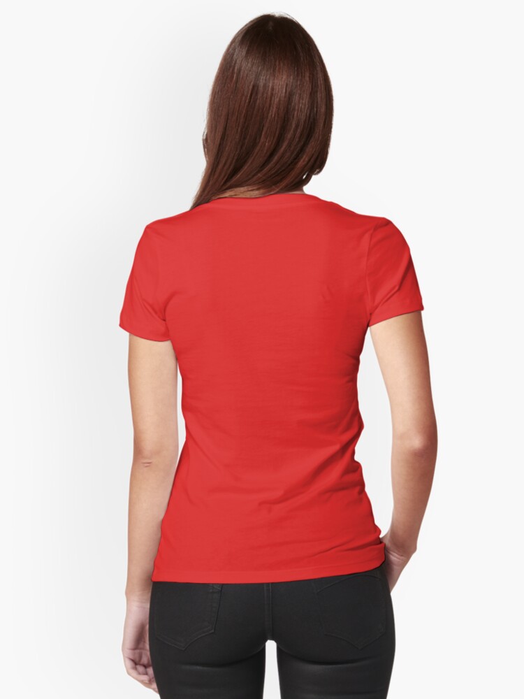 Alternate view of Graffiti Fitted V-Neck T-Shirt