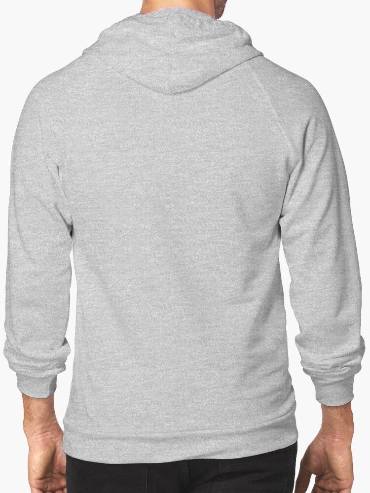 Alternate view of Raptor eating pizza Zipped Hoodie