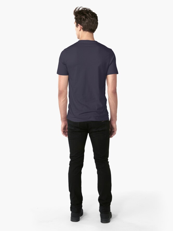 Alternate view of Keep Calm and Something Something (darks version) Slim Fit T-Shirt
