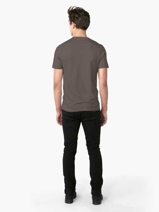 Alternate view of No Take Only Throw - Design 1 Slim Fit T-Shirt