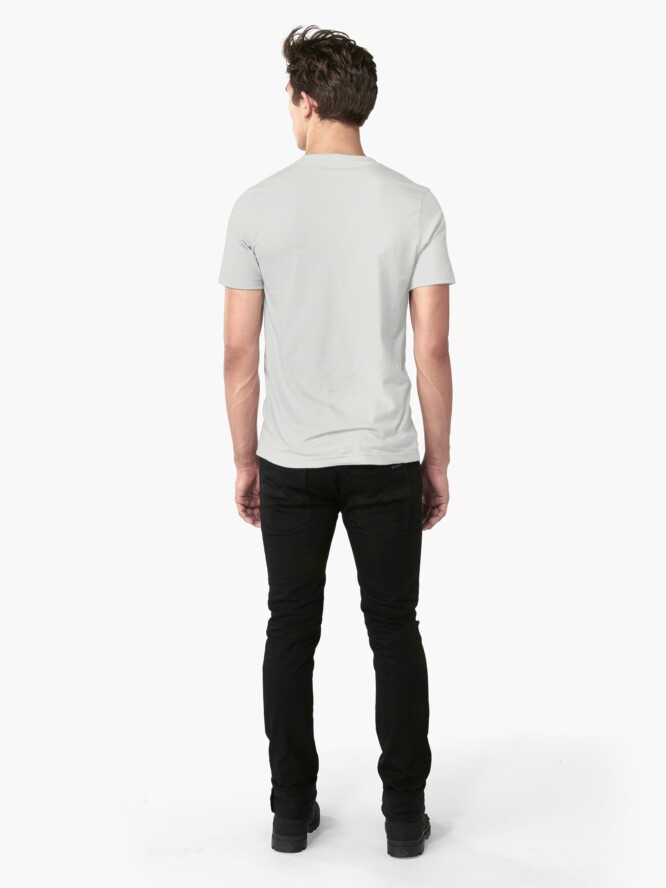 Alternate view of MetaBrainz Foundation Tee (Vertical Pattern) Slim Fit T-Shirt