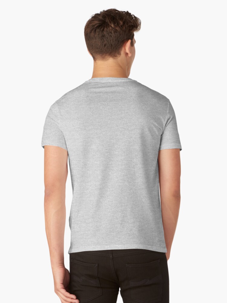 gray t shirt back
