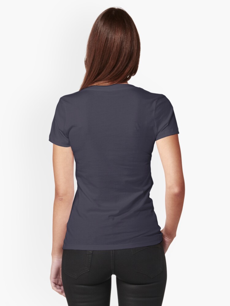 Alternate view of Shocked Neighbour Fitted T-Shirt
