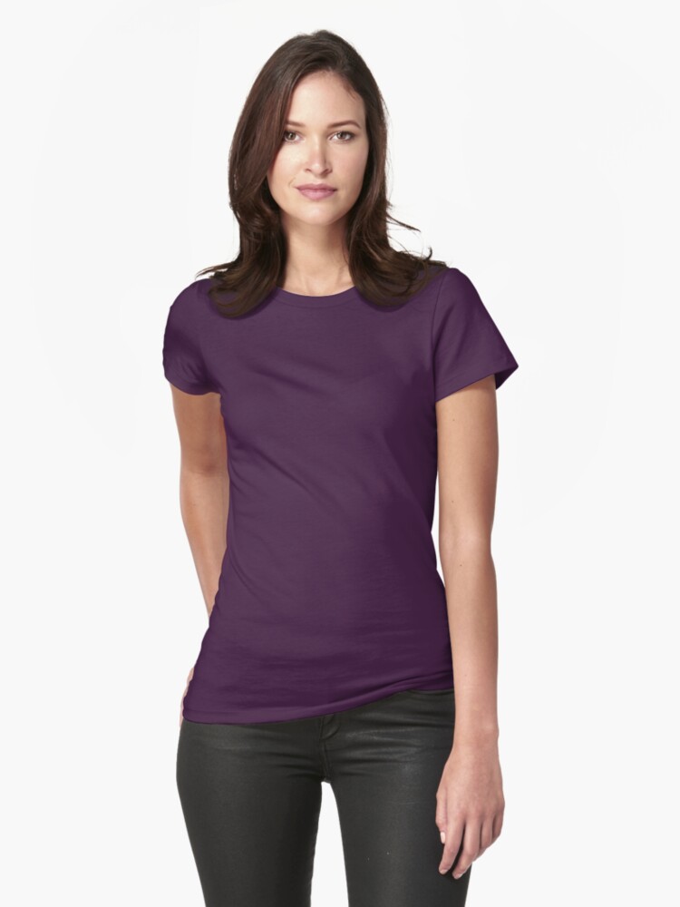 Alternate view of Peacock Feather Fitted T-Shirt