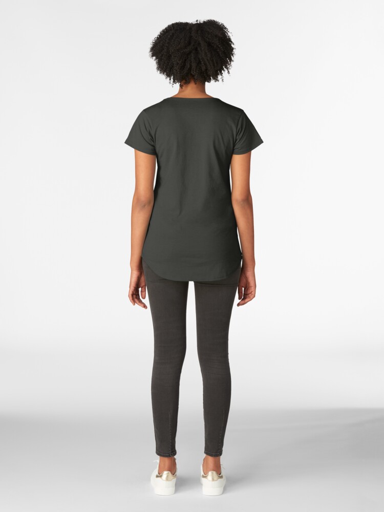 Alternate view of Future Black and White Movie Star Premium Scoop T-Shirt