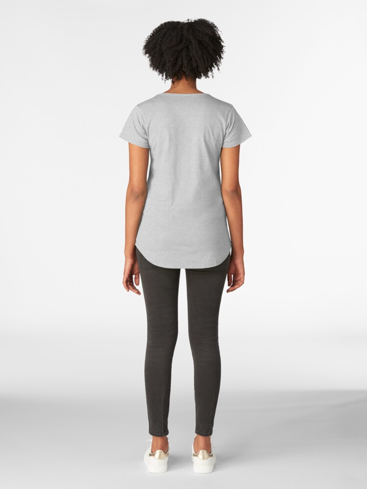 Alternate view of Girl in a Blue Gown Premium Scoop T-Shirt