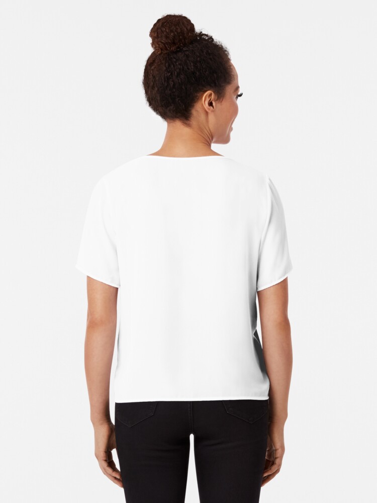 Alternate view of Unicorns Are Cool Pattern - Multi Chiffon Top