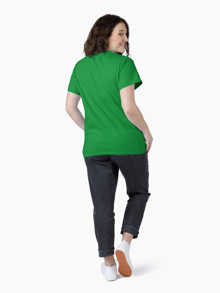 Thumbnail 6 von 7, Classic T-Shirt, Sauberes Biohazard-Symbol Grün - Wissenschafts-Nerd designt und verkauft von AMagicalJourney.
