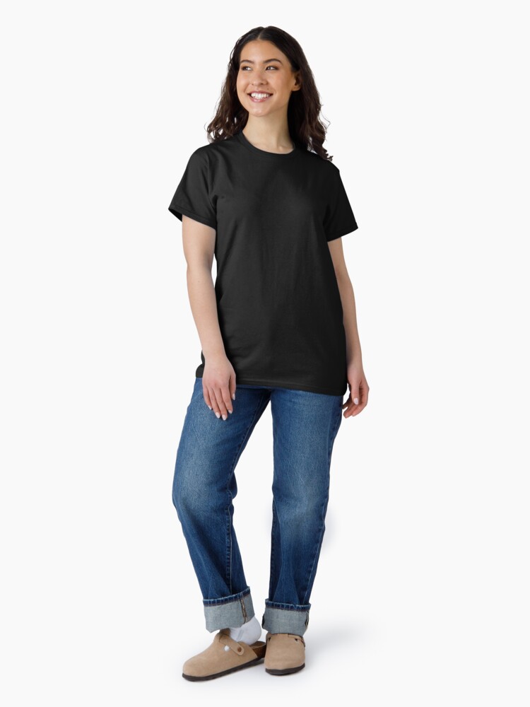 Thumbnail 6 of 7, Classic T-Shirt, Height of the Blizzard - Snowstorm Art Photography - Gift for Weather Lovers designed and sold by OneDayArt.