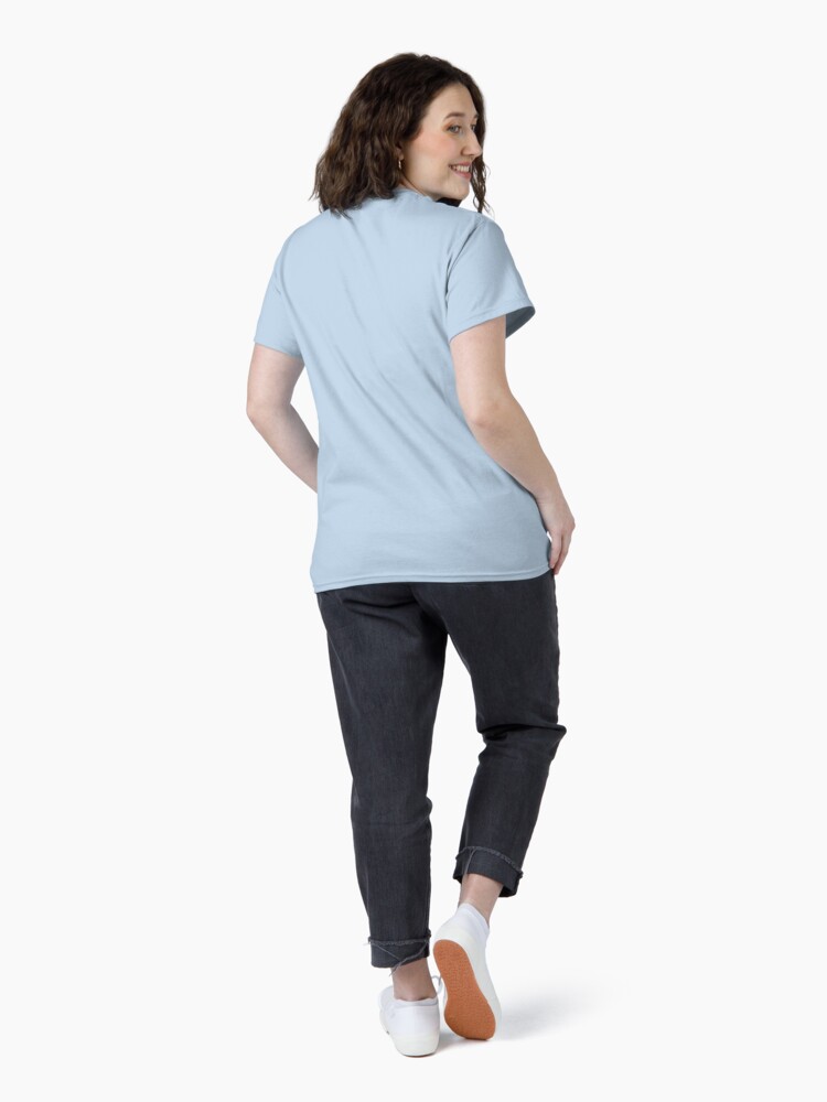 Thumbnail 6 of 7, Classic T-Shirt, Save The Chubby Unicorn - Blue designed and sold by everymedia.