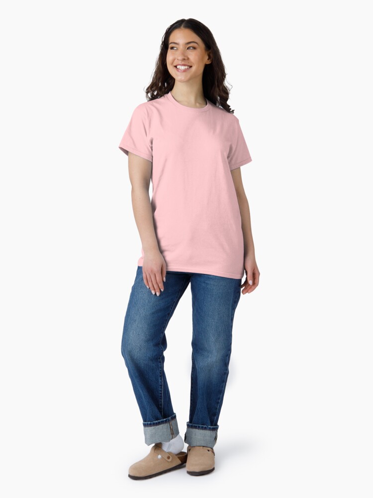 Thumbnail 6 of 7, Classic T-Shirt, Snow in the mountains and sledding fun designed and sold by picdab-com.