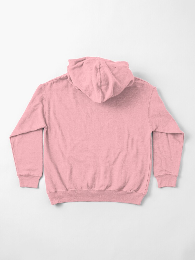 Alternate view of Abstract Cat Kids Pullover Hoodie