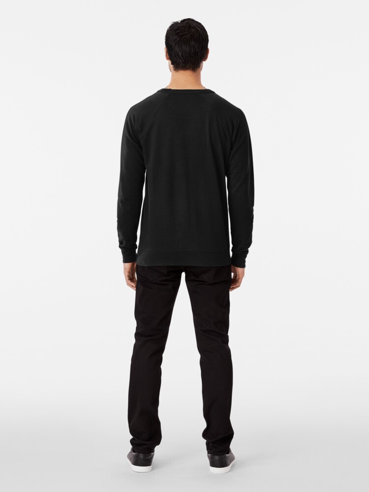 Alternate view of Odd Tonic Official Logo - PRINT ON BLACK Lightweight Sweatshirt