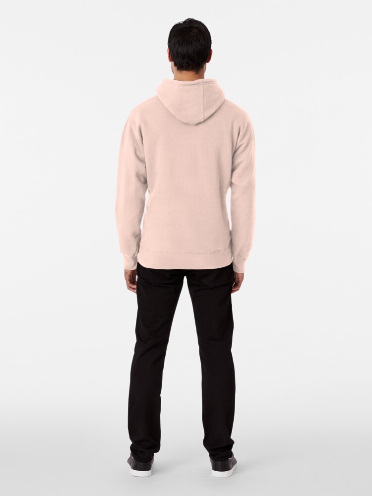 Hoodie - Light pink/flower - Men