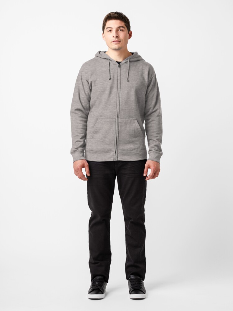 Thumbnail 3 of 5, Zipped Hoodie, Black Hex designed and sold by md11hud.