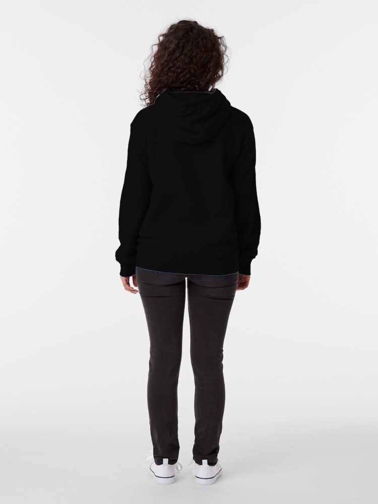 Alternate view of osu logo black Zipped Hoodie