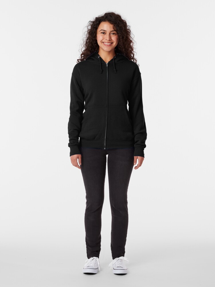 Alternate view of Spiral eight: cycles Zipped Hoodie