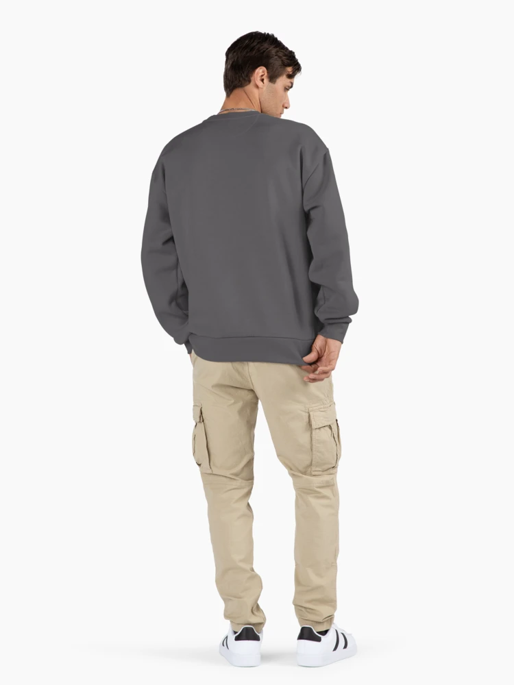 Aperçu 4 sur 6. Sweatshirt premium oversize avec l'œuvre Clowing Around créée et vendue par Elizabeth Austin-Craig.