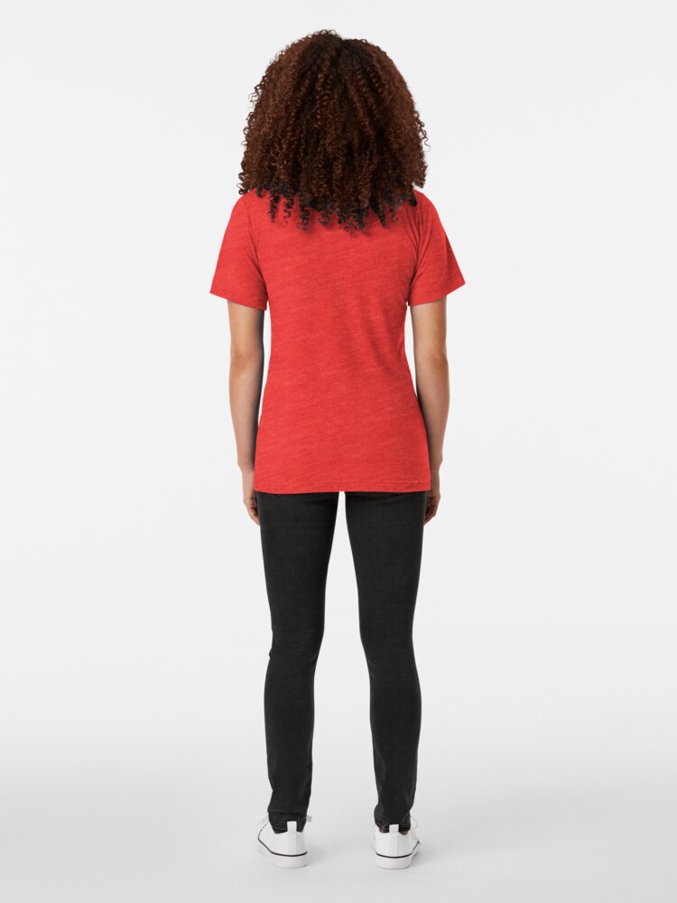 Alternate view of #white #black #abstract #pattern #3d #texture #checkered #illustration #arrow #design #cursor #isolated #flag #pixel #computer #icon #tile #square #symbol #graphic #mouse #concept #perspective Tri-blend T-Shirt